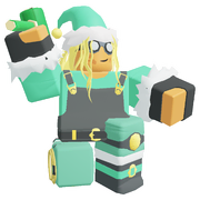 Holiday skin on a render.