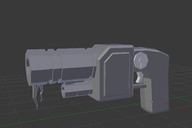 Freezer's cryogun on a development image.