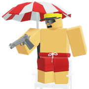 Lifeguard skin on a render.