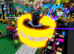 Fallen King on a development image.