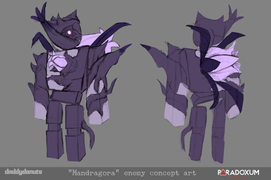 Mandragora on its concept art.