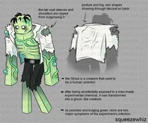 Ghoul on concept art.