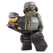 Plushie skin on a render.
