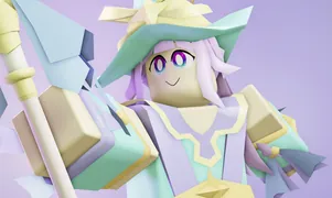 Grand Mage skin on a render.