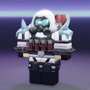 Frost skin on a development image.