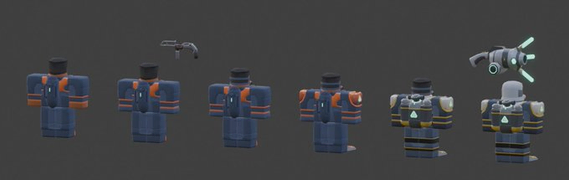 Scuba Ops skin on a development image.