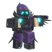 Prime Raven skin on a render.
