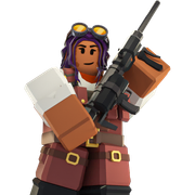 Default skin on a render.