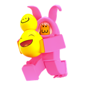 Bunny skin on a render.