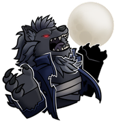 Werewolf skin on the Werewolf Commander sticker.