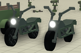 Motorcycle on a development image.