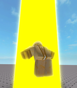 Golden skin on a development image.