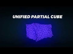 Status report showcasing the God Cube in the first Outpost 16 cutscene.