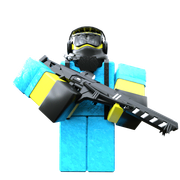 Default skin on a render.