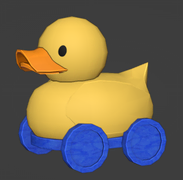 Scrapped Roller Ducky enemy.