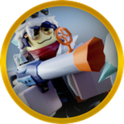 Default skin on the Snowballer Gamepass.