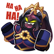 The Umbra on the Umbra Laugh sticker.