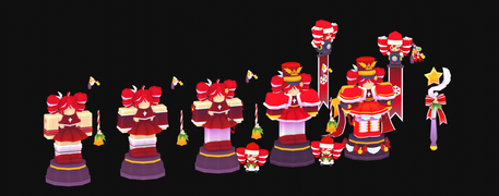 Wonderland skin on a development image.