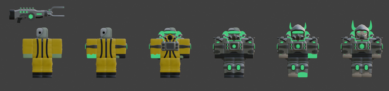 Nuclear skin on a development image.