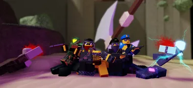Default, Classic, Hallow Punk and Slayer skins on a render.