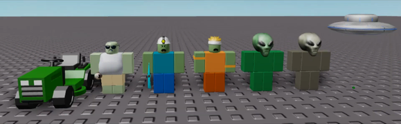 Strong Alien on a development image.