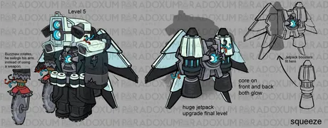 Cameraman skin on concept art.