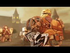 Default skin in the opening Failed Gateway cutscene.