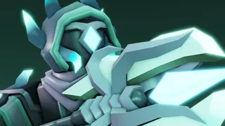 Mage skin on a render.