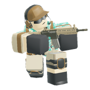 Beach skin on a render.