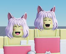 Neko skin on a development image.