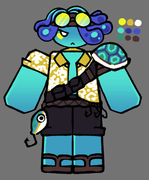 Anemone skin on its concept art.