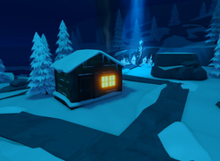 Northern Lights on a development image.
