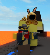 Cowboy on a development image.