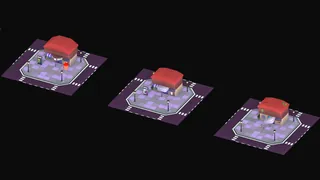 Cinema skin on a development image.
