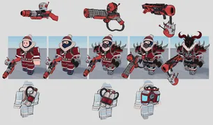 Krampus Slayer skin on concept art.