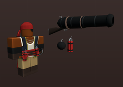 Pirate skin on a development image.