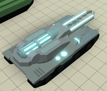 Railgun Tank on a development image.