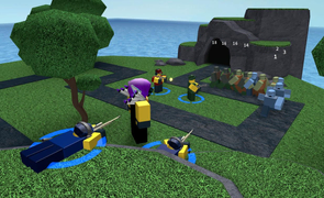 Green skin on a development image.